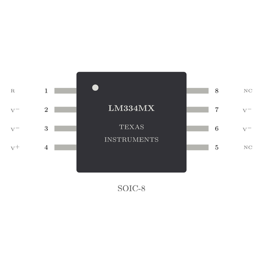 LM334MX/NOPB - Einstellbare Konstantstromquelle (SO-8)